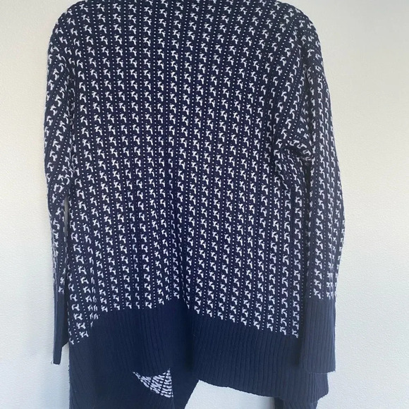 💕ROMEO AND JULIET COUTURE💕 blue white open cardigan - Picture 5 of 9